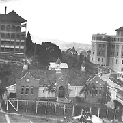 View of Brisbane General Hospital with number 14 ward in the foreground, Herston, ca. 1934